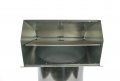 Hooded Wall Vent With Screen And Damper 10 Inch Galvanized