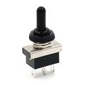 Baomain Car Toggle Switch Spdt Latching Maintained On-off-on 3 Pin Position 12v 25a With Waterproof Cover For Auto