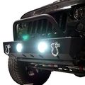 Genssi 4 Inch Led White Halo Fog Lamp Lights For Jeep Wrangler Jk Dodge Magnum Journey 300c 