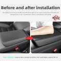 Qlhshop Car Center Console Armrest Box Cover Protection For Tesla Model Y 3 Accessories 2023 2022 2021 2020 2019 2018
