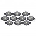 Newsmarts Automotive Combo Turn Signal Side Marker Light Assemblies 10 Pcs Round Winding Lamp For Car Bus Truck Trailer Lorry