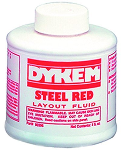 Red 4 Oz Can Brush In Cap Dykem Layout Fluid 1 Each