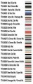 Universal Tfx 02015 Auto Customizing 2 2-color Dual Pinstripe 2 X50 1 4a Stripe 1 8 Gap Then 1 8a 215-charcoal Metallic Silver