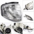 Topteng Car Corner Lights Pair Turn Signal Lamps Fits For Benz C Class W202 1994-2000 2028261143 Left 2028261243 Right