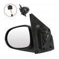Ocpty Black Left Side Mirror Fit For 2007-2012 Dodge Caliber Textured Glass Non-folding