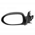Black Left Side Mirror Fit For 2007-2012 Dodge Caliber Textured Glass Non-folding