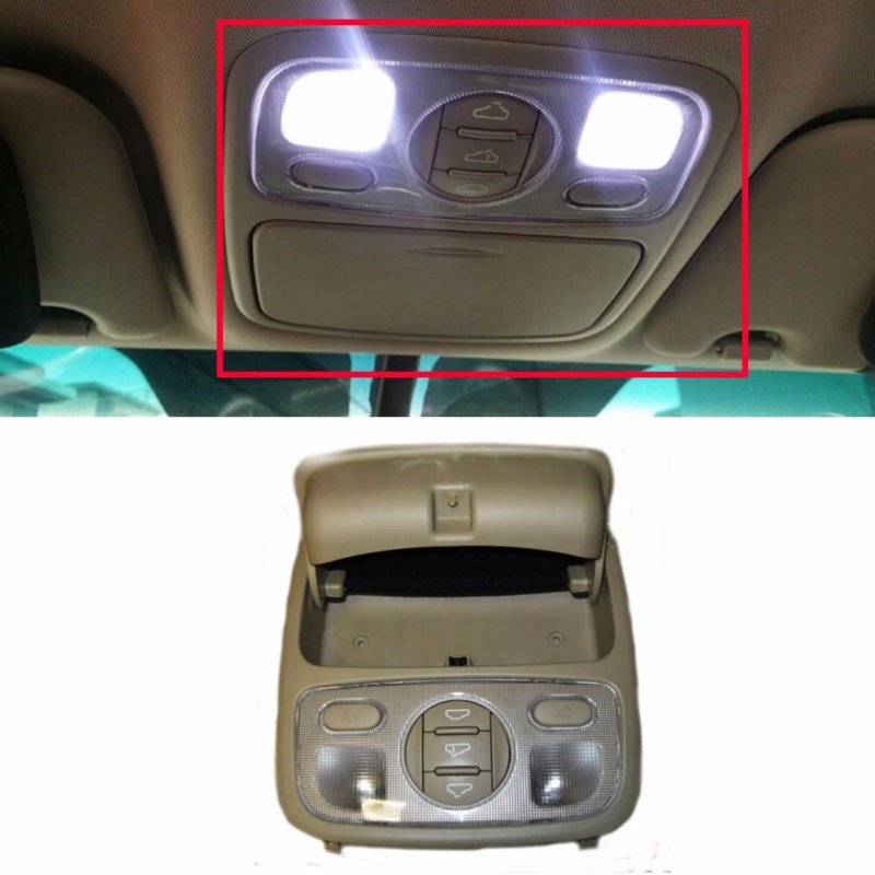 Hyundai Overhead Console Room Lamp Light Sunroof Beige For Kia 2007-2012 Rondo Parts