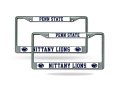Penn State Nittany Lions Chrome License Plate Frame Set Of 2 
