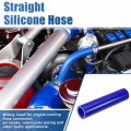 Uxcell 1 Id 6 Length 4-ply Reinforced High Temp Straight Coupler Silicone Reducer Hose Blue For Car Intercooler Intake Piping