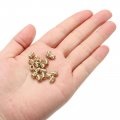 Uxcell M3 Threaded Inserts 100 Pcs Metric Knurled Nuts Brass Heat-set For Plastic 3d Printing Components