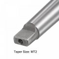 Uxcell 22 5mm High-speed Steel Twist Bit Extra Long Drill With Mt2 Morse Taper Shank 260mm Overall Length