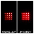 Acanii Smoked Led Tail Lights Brake Lamps Assembly Left Right Replacement For 2005-2015 Toyota Tacoma Pickup Truck