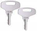 Solarhome 2pcs Ignition Keys 66711-55140 For Kubota Tractor B Series B20 B5100 B6100 B6200 B7100 B7200 B8200 B9200