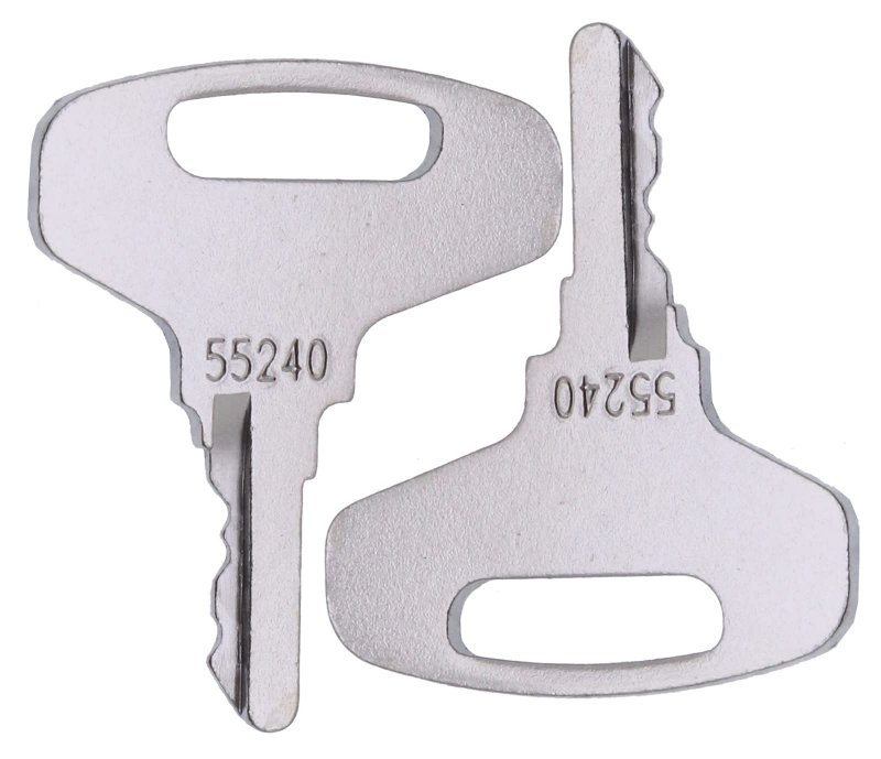 Solarhome 2pcs Ignition Keys 66711-55140 For Kubota Tractor B Series B20 B5100 B6100 B6200 B7100 B7200 B8200 B9200