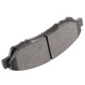 Front D1378 Semi-metal 4pcs W Hardware Disc Brake Pad Set 