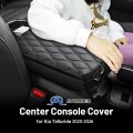 Center Console Cover For 2020-2024 2025 2026 Kia Telluride Accessories Armrest Cushion Nappa Leather Middle Covers Pad