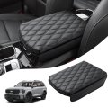 Center Console Cover For 2020-2024 2025 2026 Kia Telluride Accessories Armrest Cushion Nappa Leather Middle Covers Pad 