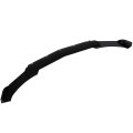 Universal Front Bumper Lip Spoiler 3pcs Glossy Black Pp Medium Adjustable Body Kit For Most Vehicles 