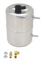 5201 Zinc Plated And Polished Aluminum Vacuum Canister Silver Modern Stock Size For Cars 