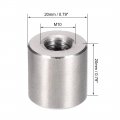 Uxcell Round Connector Nuts M10x20mm Height Sleeve Rod Bar Stud Nut Stainless Steel 304 Pack Of 10