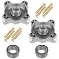 Caltric Front Left Right Wheel Hubs With Studs Bearings Compatible Polaris Rzr 570 Efi 2012 2013