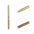 Uxcell M8x120mm Hanger Bolts 8pcs Double Head Thread Dowel Screws For Wood Furniture
