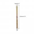 Uxcell M8x120mm Hanger Bolts 8pcs Double Head Thread Dowel Screws For Wood Furniture