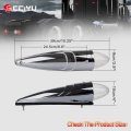 9pcs 17led Clear Torpedo Cab Marker Roof Running Top Lights Assembly Amber Bulbs Lens Replacement