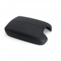Black Leather Suture Console Armrest Lid Cover For 2008 2009 2010 2011 2012 Honda Accord Center 