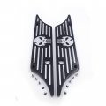 Smt-billet Hard Black Saddlebag Bags Latch Cover Face Compatible With Touring 1993-2013 B06xk2qtq5