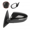 Ocpty Driver Side View Mirror Compatible With 2011-2013 For Kia Optima K52011-2013 Hybrid Black Smooth Power Signal Lamp Manual