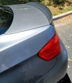 Hecasa Rear Spoiler Wing Compatible With 2007-2013 Bmw E92 Coupe 328i 335i M3 Black Paintable Trunk Lip