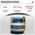 Hecasa Rear Spoiler Wing Compatible With 2007-2013 Bmw E92 Coupe 328i 335i M3 Black Paintable Trunk Lip