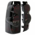 Hecasa Taillight Tail Lights Pair Compatible With 1999-2006 Chevy Silverado 1500 2500 3500 1999-2003 Gmc Sierra Smoke Lens