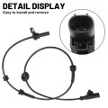 Rear Left Abs Wheel Speed Sensor 3630050u2010 For Heyue Models Robust Black System Sensing Device Flange Mount Aluminum And