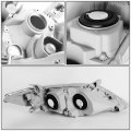 Chrome Housing Amber Corner Projector Headlight Lamps Tool Kit Compatible With Camry 10-11