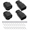 2 Sets 8 Pin Male Female Plug Connector 1j0973714 1j0973814 For Car Sensor Connection Plugs Repair Replacement Parts Automotive 