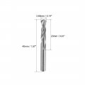 Uxcell 3 65mm Solid Carbide Drill Bits Straight Shank For Stainless Steel Alloy Hard Hardened To 50 Hrc 2 Pcs