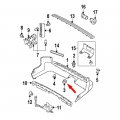 Britpart Bumper Trim Retainer Set Of 2 Compatible With Land Rover Lr2 Lr3 Lr4 And Range Sport Part Dyf500010