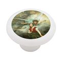Gotham Decor Joan Of Arc And The Archangel Michael Ceramic Drawer Knob 