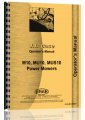 Case M10 Mu10 Mus10 Sickle Bar Mower Operators Manual 