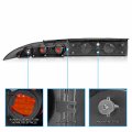 Amerilite Rear Brake Taillights 3pcs G2 Black For Mitsubishi Eclipse Passenger And Driver Side