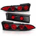 Amerilite Rear Brake Taillights 3pcs G2 Black For Mitsubishi Eclipse Passenger And Driver Side