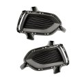 Fog Light Cover Pair For Hyundai Accent 2018 2019 2020 2021 2022 Hatchback Driver And Passenger Side Textured Black Pp Plastic 