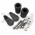 Smt-no Cut Frame Slider Crash Protector Compatible With 2004 2005 Kawasaki Zx10r Zx-10r Black B075vm4cdj