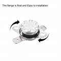 Uxcell Ksd301 Thermostat 95a C 203a F 10a Normally Open N O Adjust Snap Disc Temperature Switch 5pcs