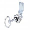 Uxcell Tubular Cam Lock 3 4 Cylinder Length Bent Fits Up To 1 Thick Panel Keyed Alike 4pcs