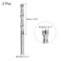 Uxcell Solid Carbide Drill Bits 2 8mm C2 K20 Tungsten Jobber Straight Shank Drilling Tool For Stainless Steel Aluminum Iron
