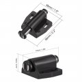 Uxcell Magnetic Touch Catch Latch Closures Nylon Black For Cabinet Door Shutter