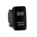 Ch4x4 Push Switch For Toyota Tacoma Fj Cruiser Land Fortuner Hilux 4runner Prado 12v 3amp Dually Lights Symbol Blue Led
